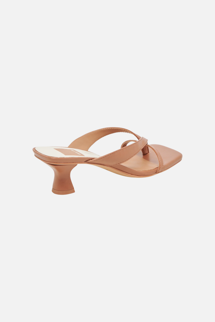 Dolce Vita Brevel Wide Heels in Saddle Leather – side view