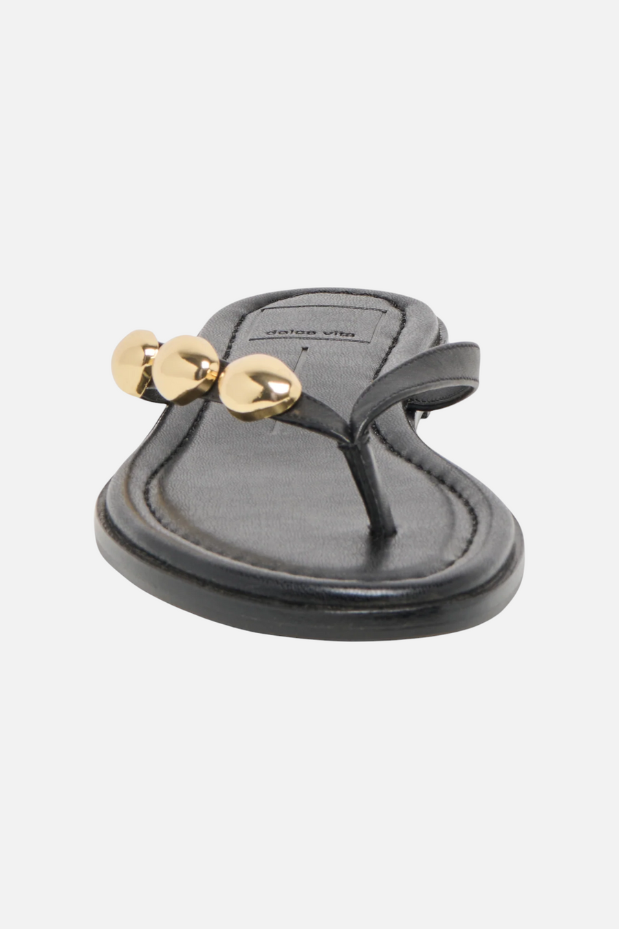 Dolce Vita Juny Sandal in Black Leather