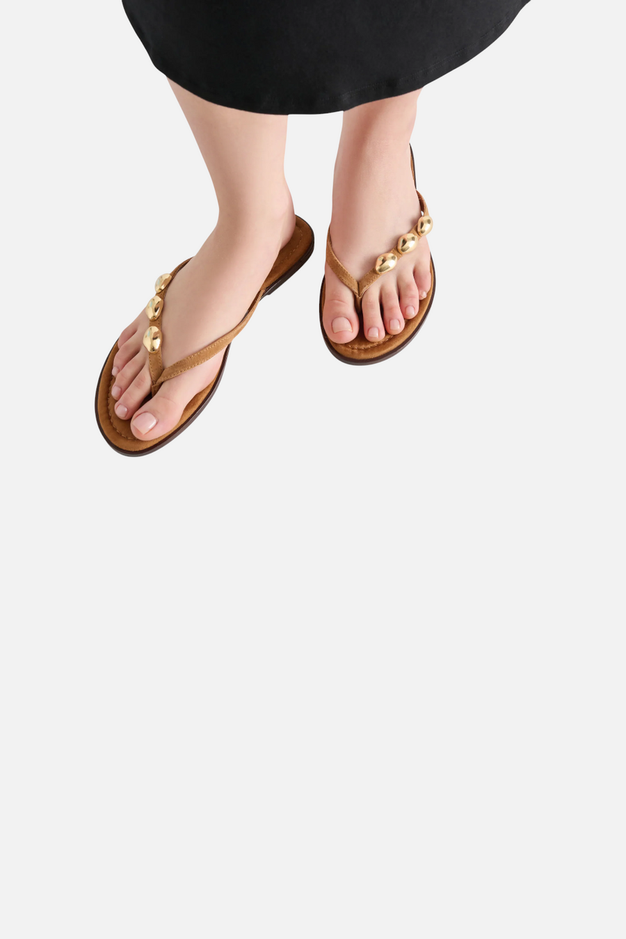 Dolce Vita Juny Sandal in Teak Suede