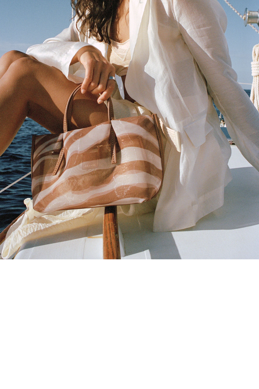 Dolce Vita Selene Handbag in Zebra Mesh
