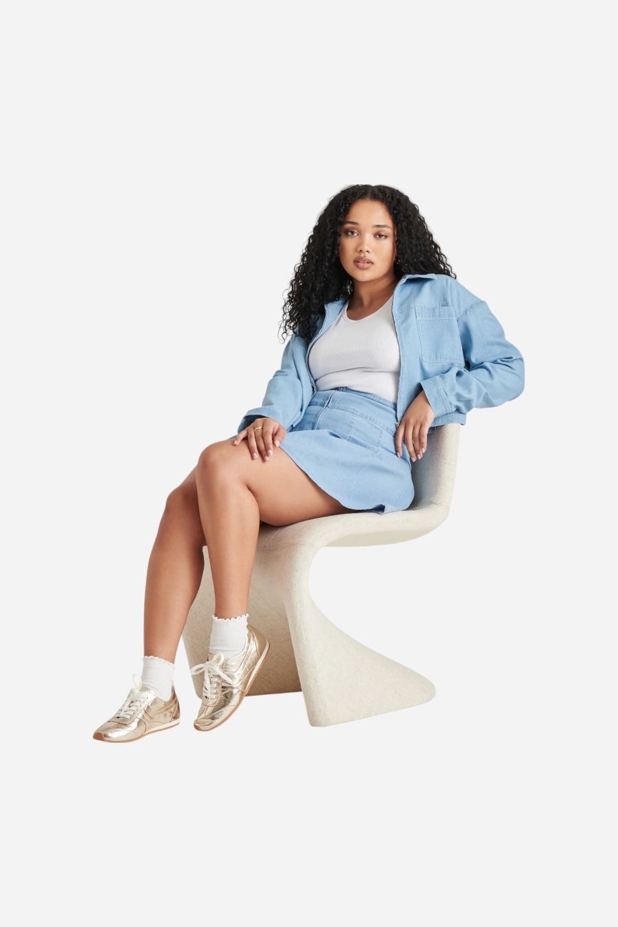 Dolce Vita Delany Sneakers in Light Gold Crinkle Patent