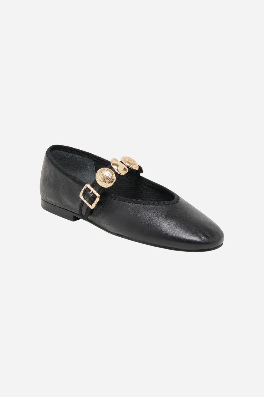 Dolce Vita Relan Ballet Flats Black Leather