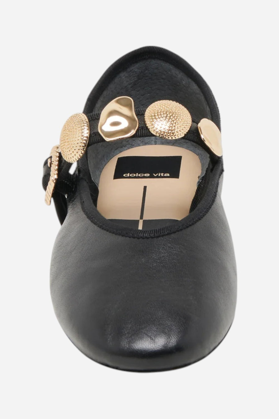 Dolce Vita Relan Ballet Flats Black Leather
