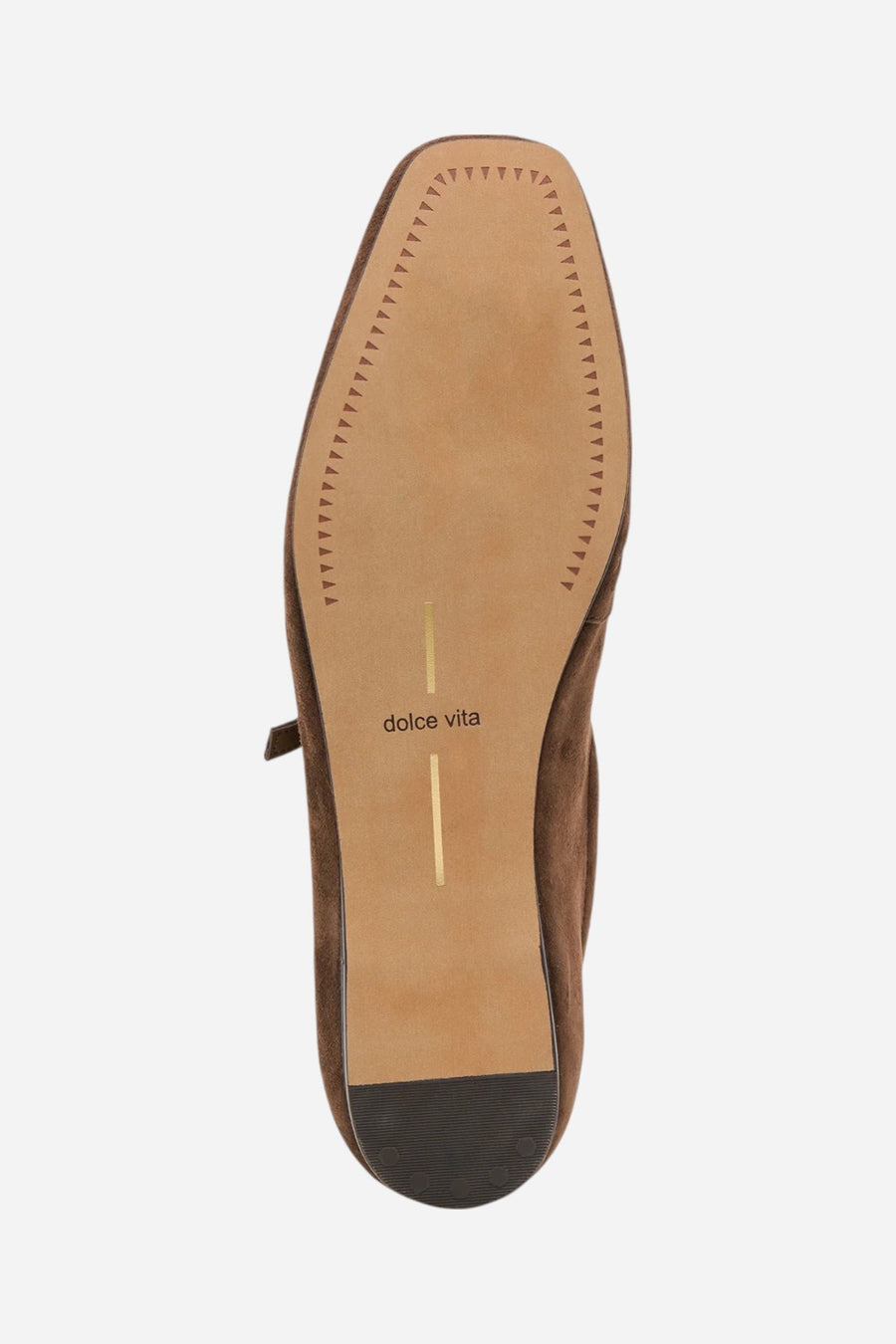 Dolce Vita Reyes Ballet Flats Dk Brown Suede