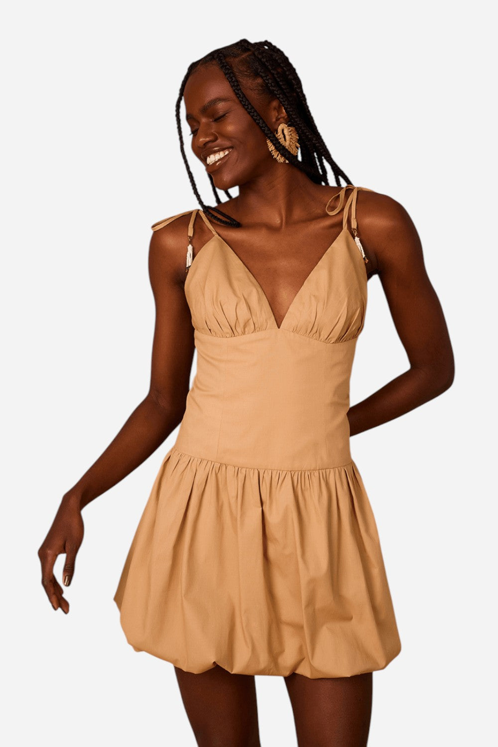 cotton balloon dress Dress To Cotton Balloon in Straw Size XS, Sold by Chrome