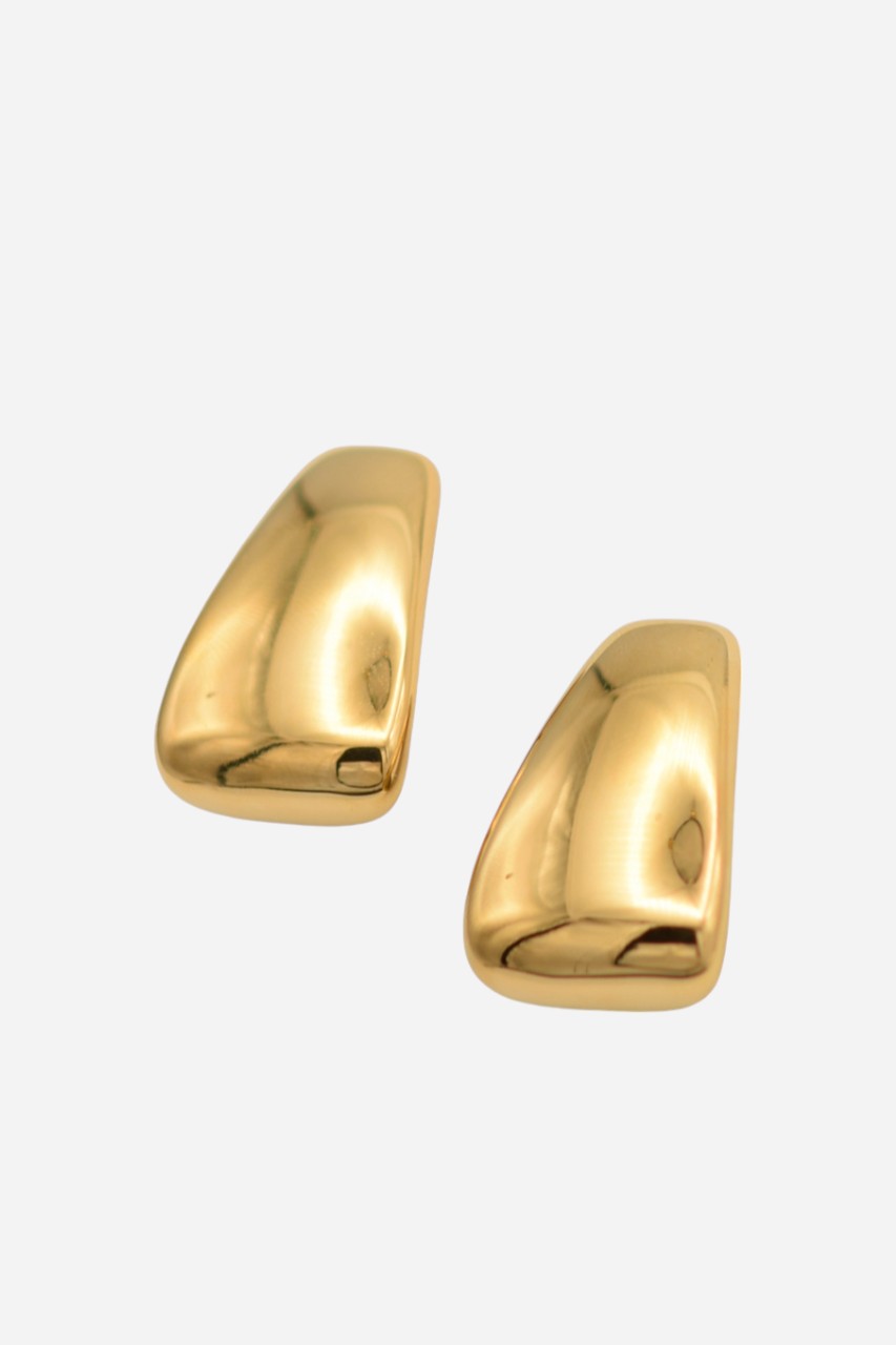 Farrah B A List Earrings Gold