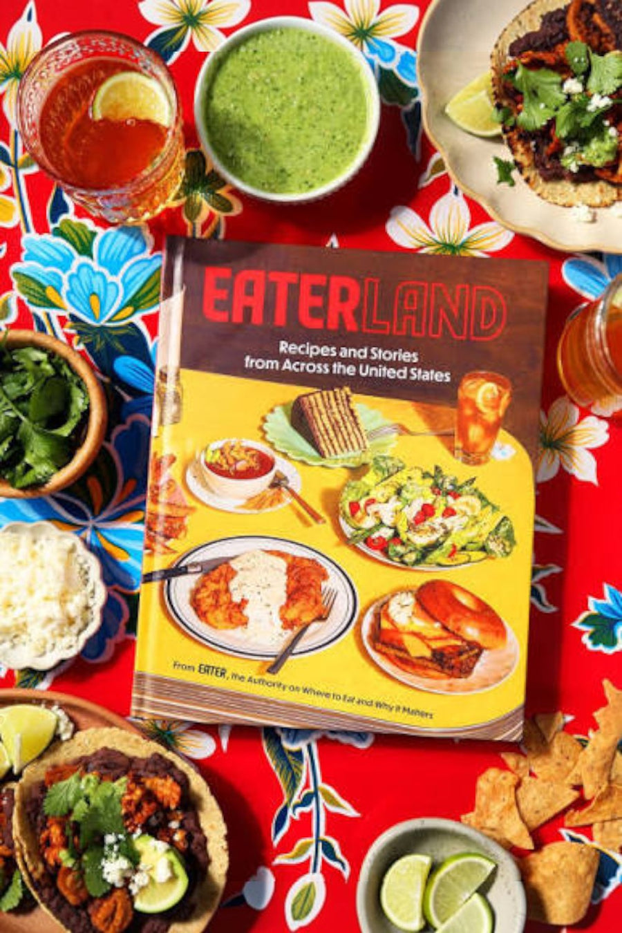 Eaterland: Recipes and Stories from Across the United States cookbook cover, alternate view 2