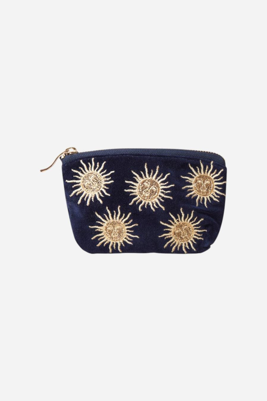 Elizabeth Scarlett Sun Goddess Coin Purse in Navy
