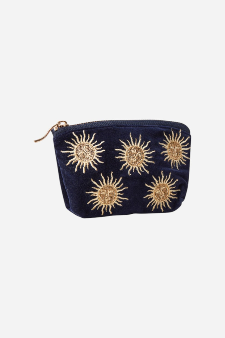 Elizabeth Scarlett Sun Goddess Coin Purse in Navy