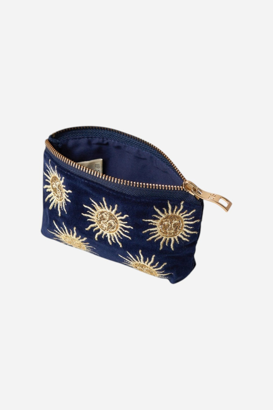 Elizabeth Scarlett Sun Goddess Coin Purse in Navy