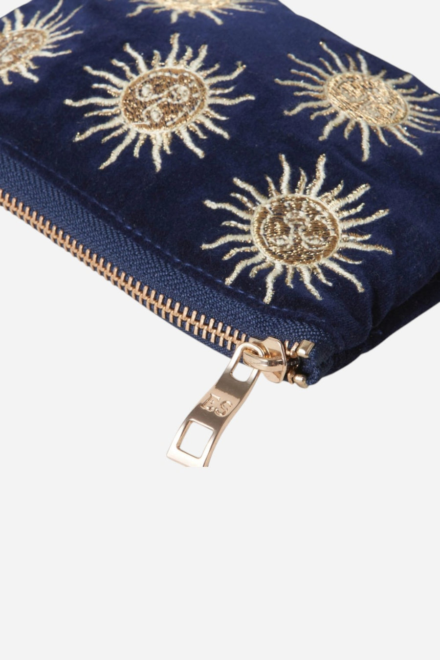 Elizabeth Scarlett Sun Goddess Coin Purse in Navy