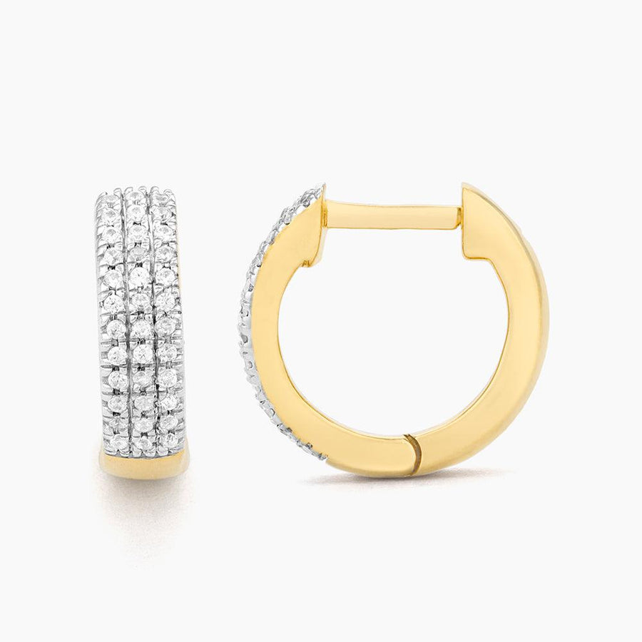 Ella Stein Three Ways to Shine Hoop Earrings in Gold