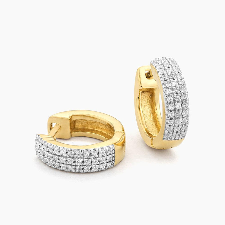 Ella Stein Three Ways to Shine Hoop Earrings in Gold