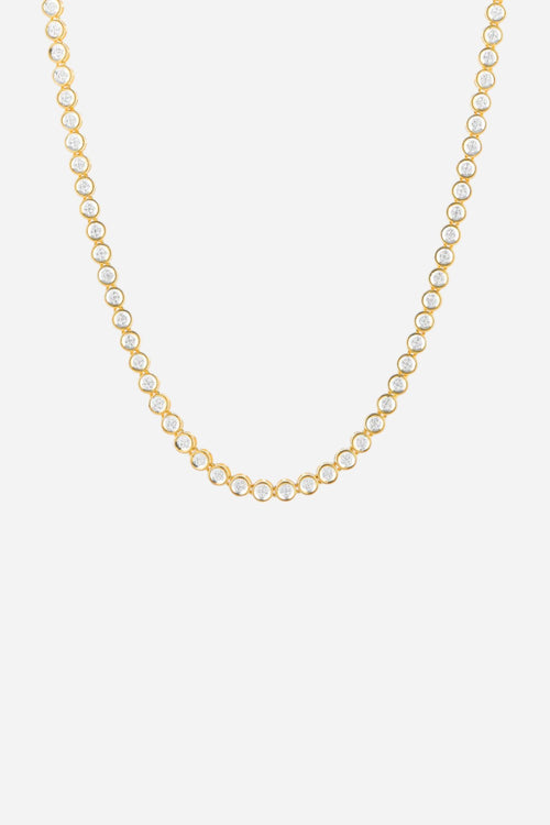 Ella Stein Diamond Essential Tennis Necklace in Gold