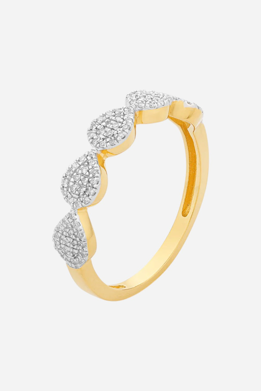 Ella Stein Droplets Stackable Ring in 14k Gold