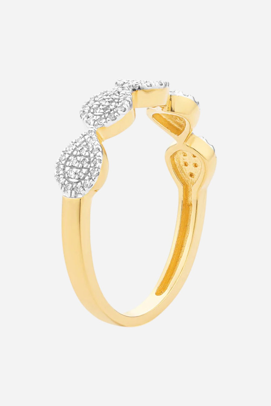Ella Stein Droplets Stackable Ring in 14k Gold