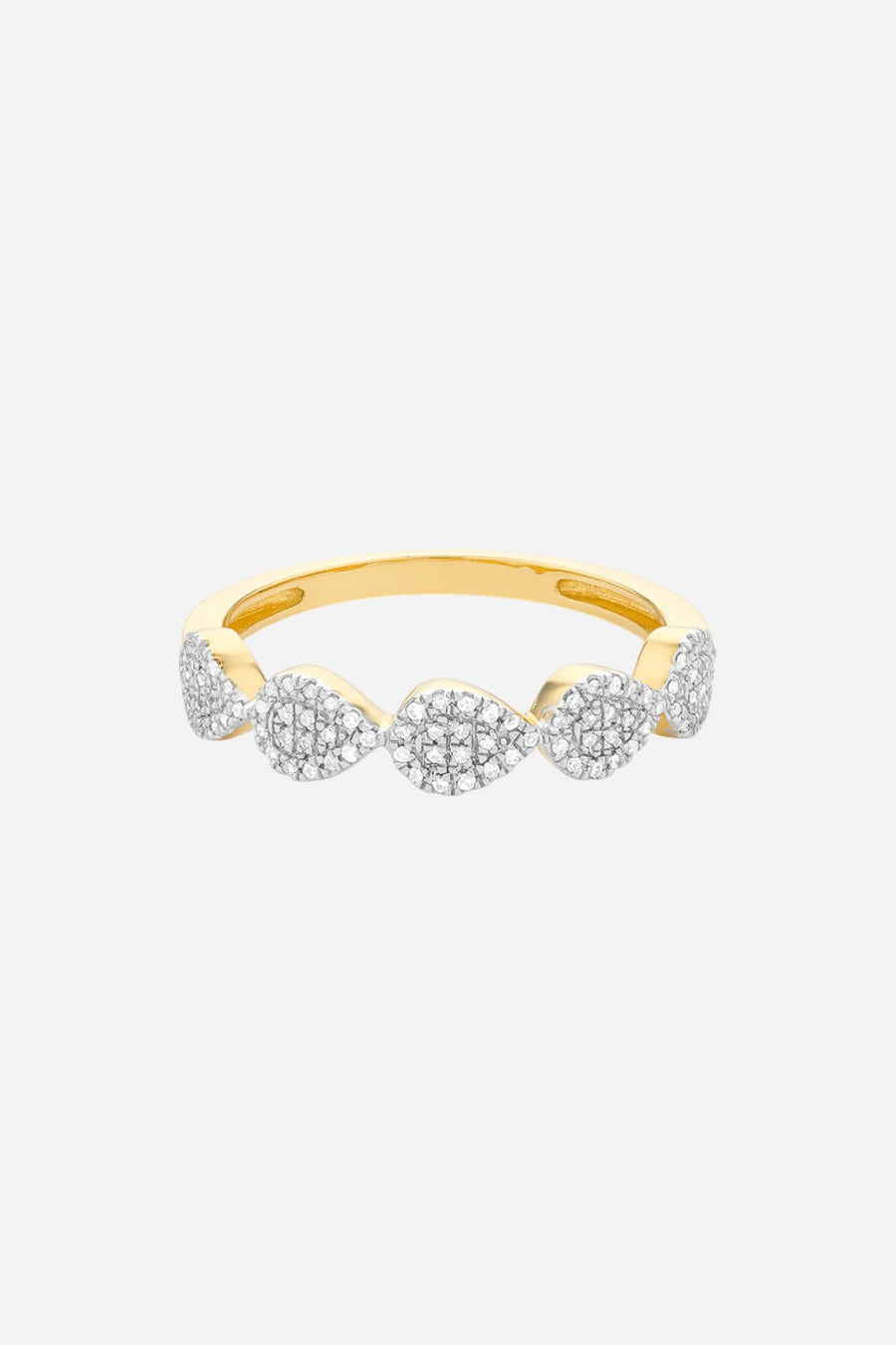 Ella Stein Droplets Stackable Ring in 14k Gold