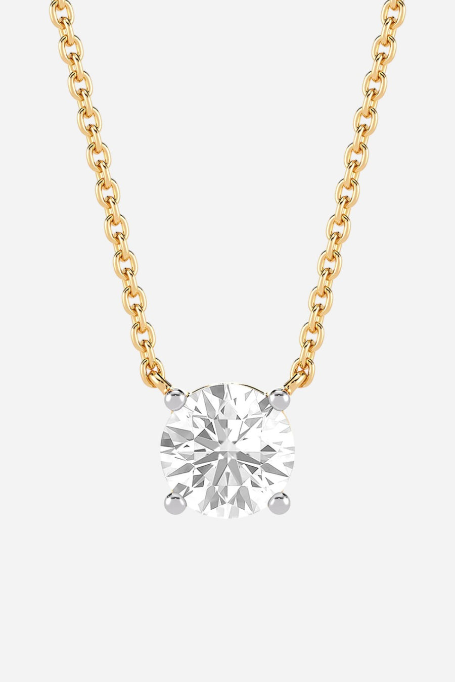 Ella Stein Lab-Grown 1.00 Ct Round Diamond Necklace