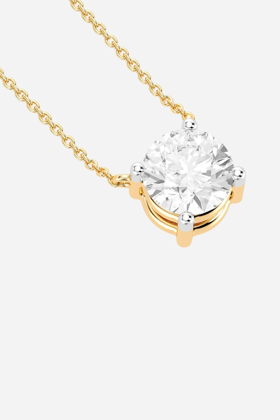 Ella Stein Lab-Grown 1.00 Ct Round Diamond Necklace