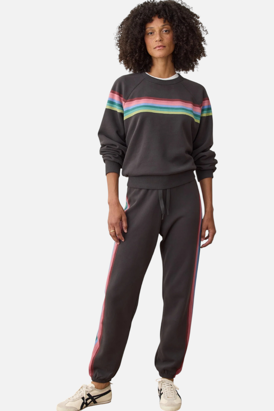 Women's Marine Layer Cloud 9 Fleece Sweatpant in Faded Black