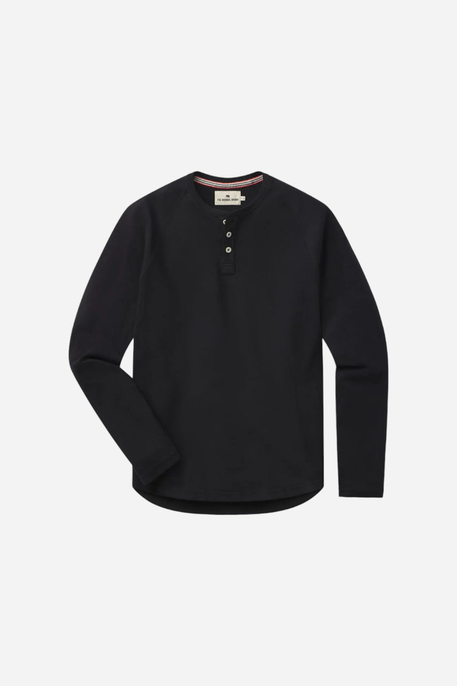 The Normal Brand Puremeso Everyday Henley in Black