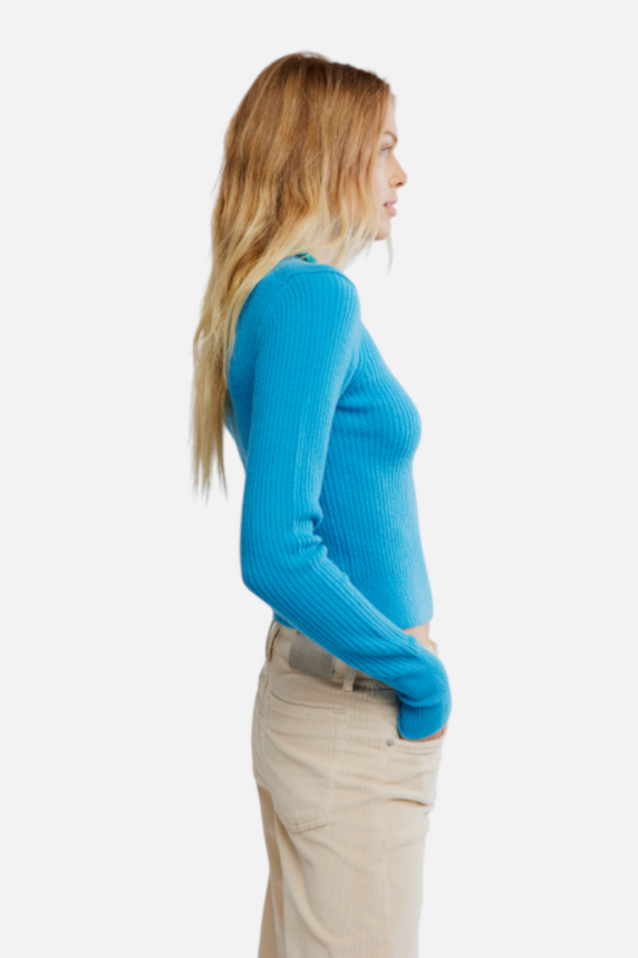 Free People Even After Pullover in Swedish Blue