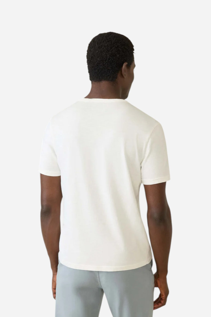 Faherty Sunwashed Pocket Tee in White