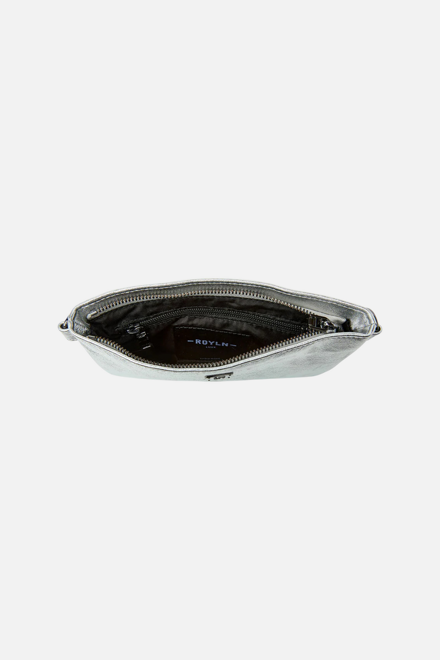 Think Royln Fame in Silver Metallic Leather