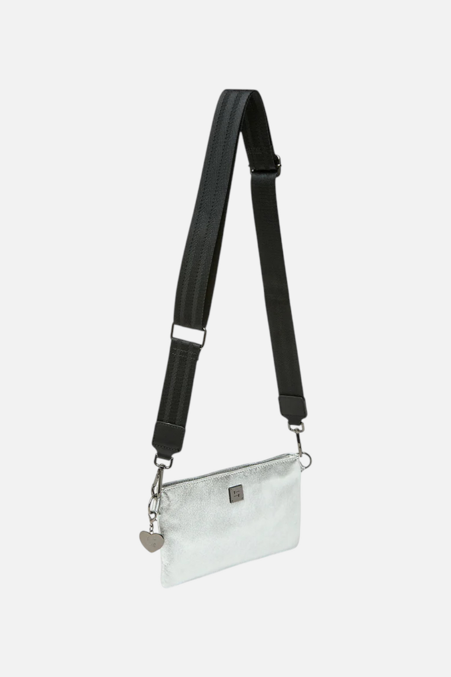 Think Royln Fame in Silver Metallic Leather