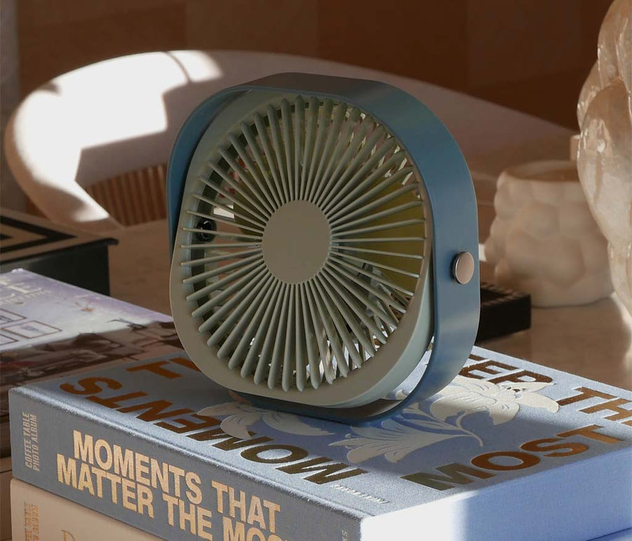 Printworks Fantastic Portable Fan in Petroleum