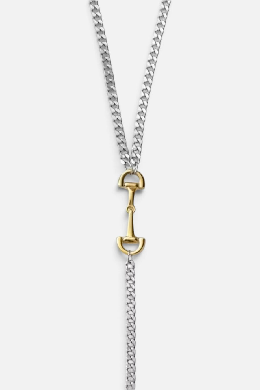Farrah B Derby Days Necklace in Mixed Metals