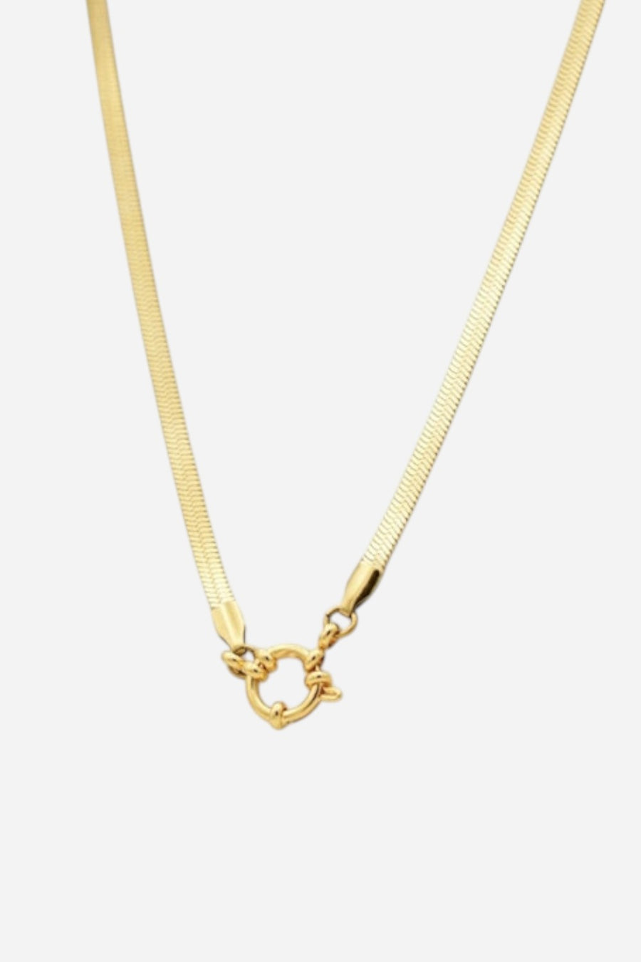 Farrah B Buckle Up Clasp Necklace