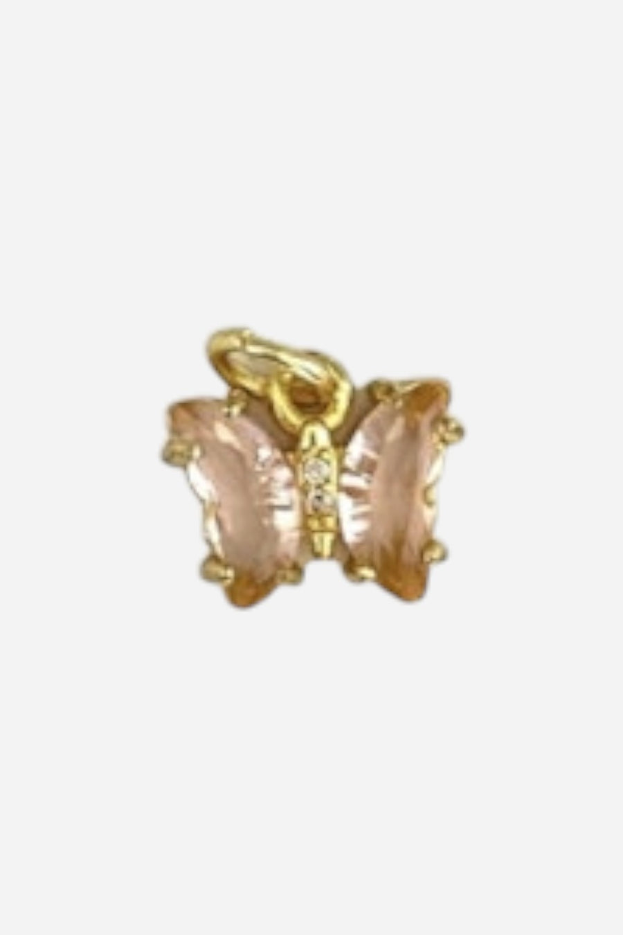 Farrah B Butterfly Charm in Pink