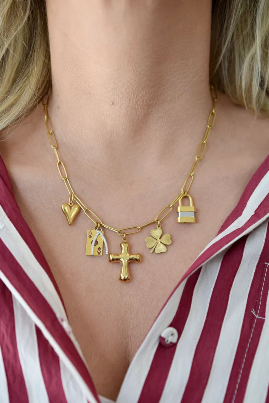 Farrah B Chances Are Charm Necklace