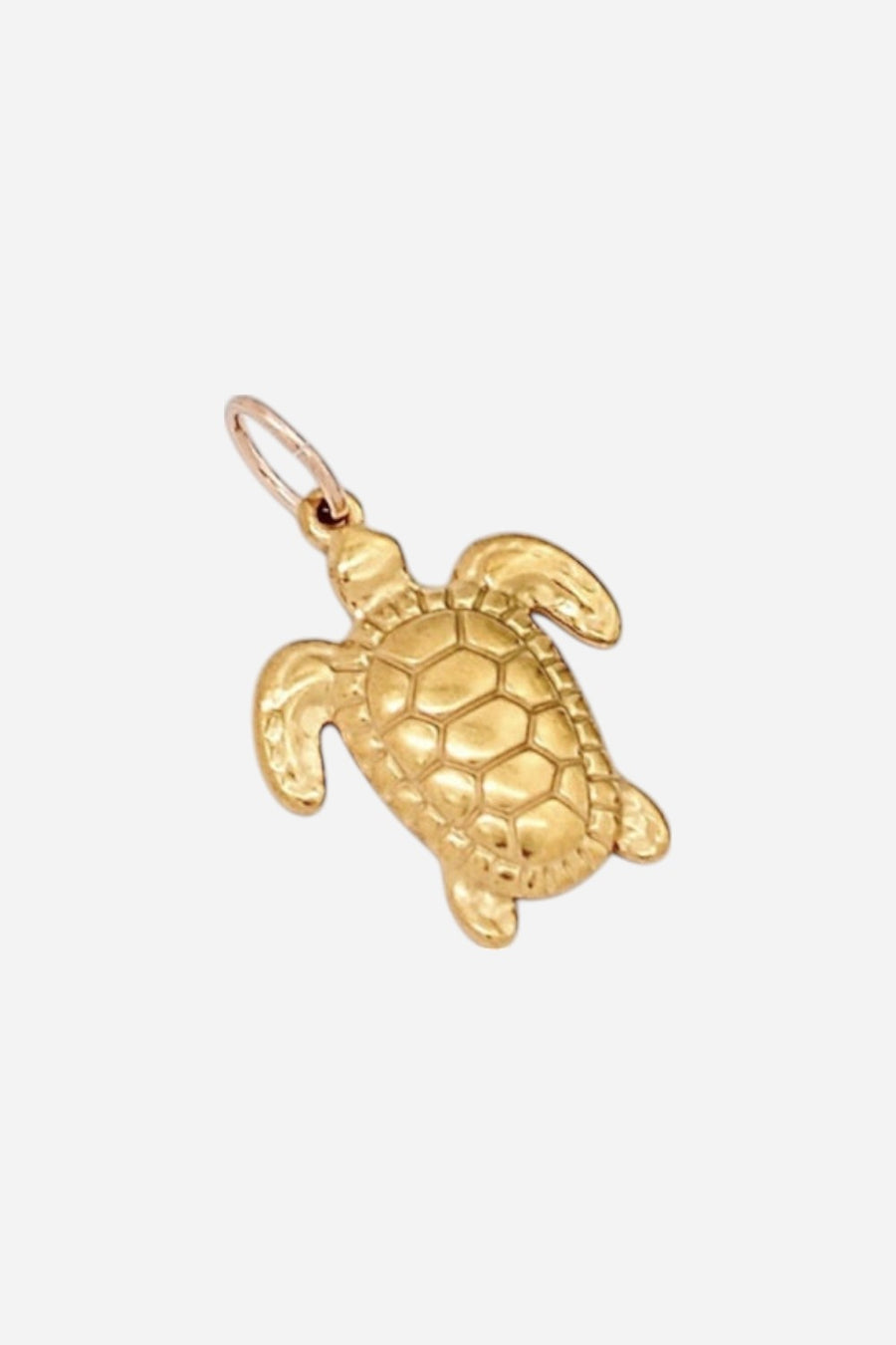 Farrah B Gold Turtle Charm
