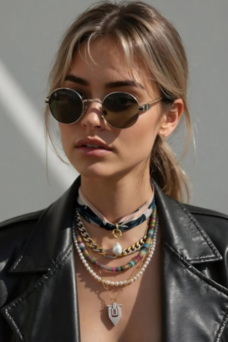 Farrah B Great Escape Carabiner Necklace