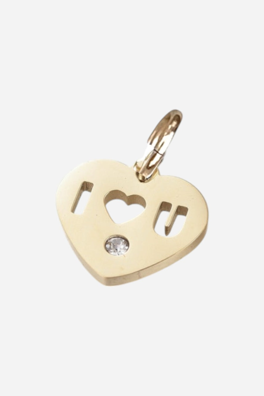 Farrah B Heart I Love You Charm
