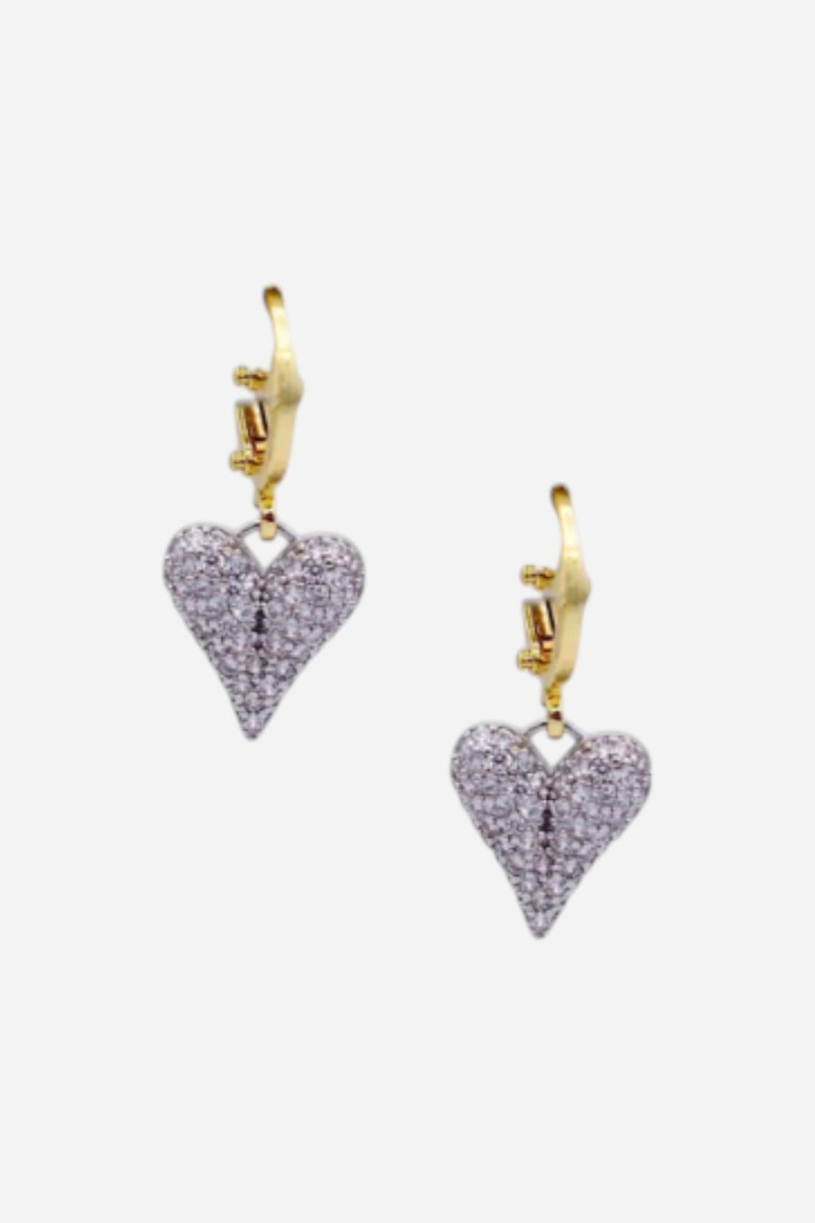 Farrah B In Cahoots Huggie Earrings - Heart