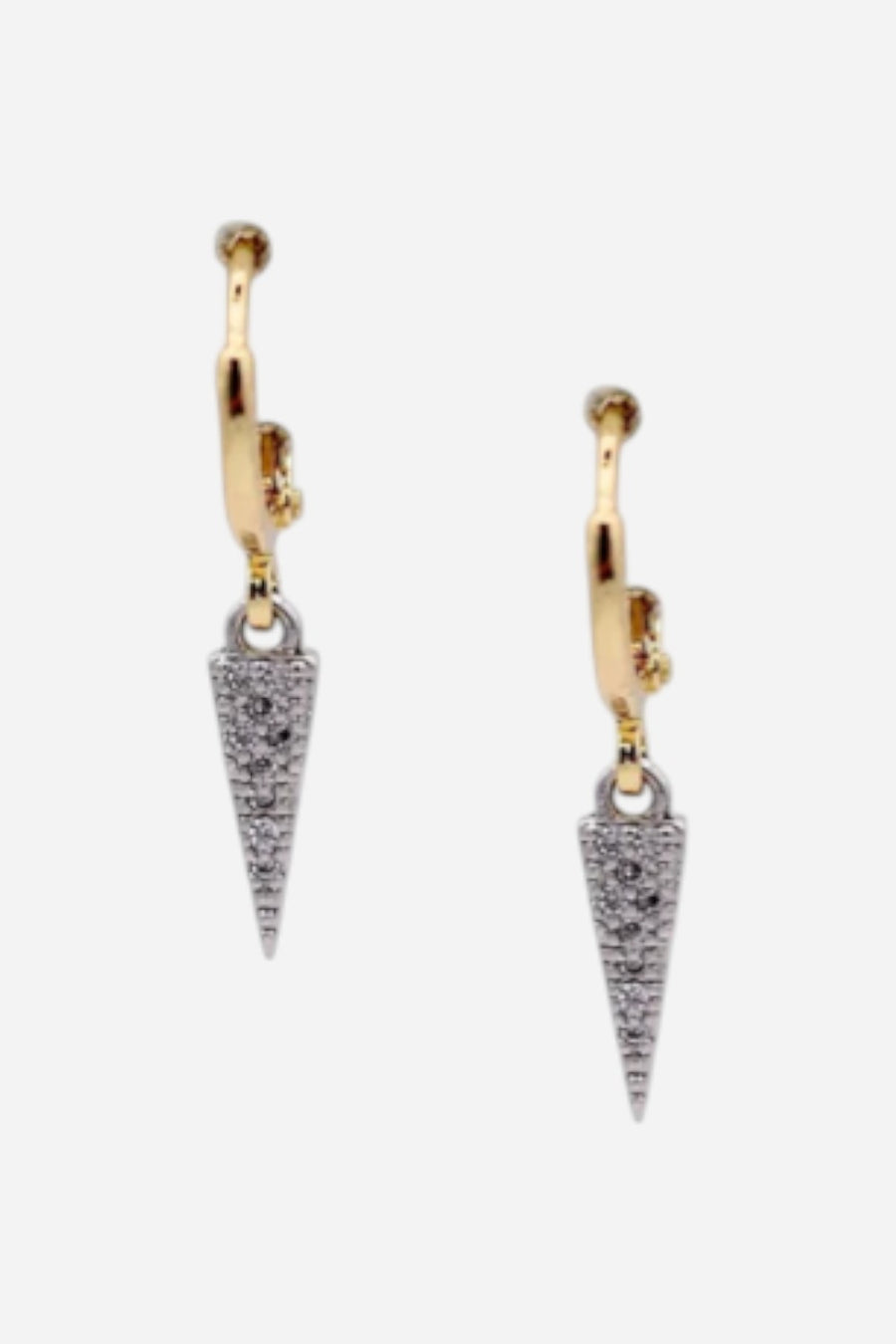 Farrah B In Cahoots Huggie Earrings - Spike