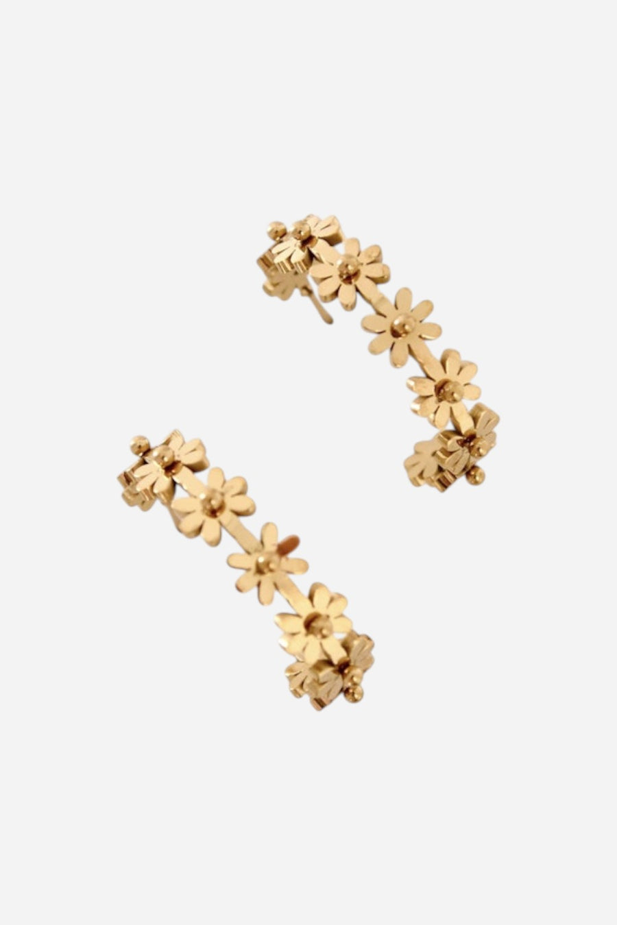 Farrah B Oopsy Daisy Hoop Earrings