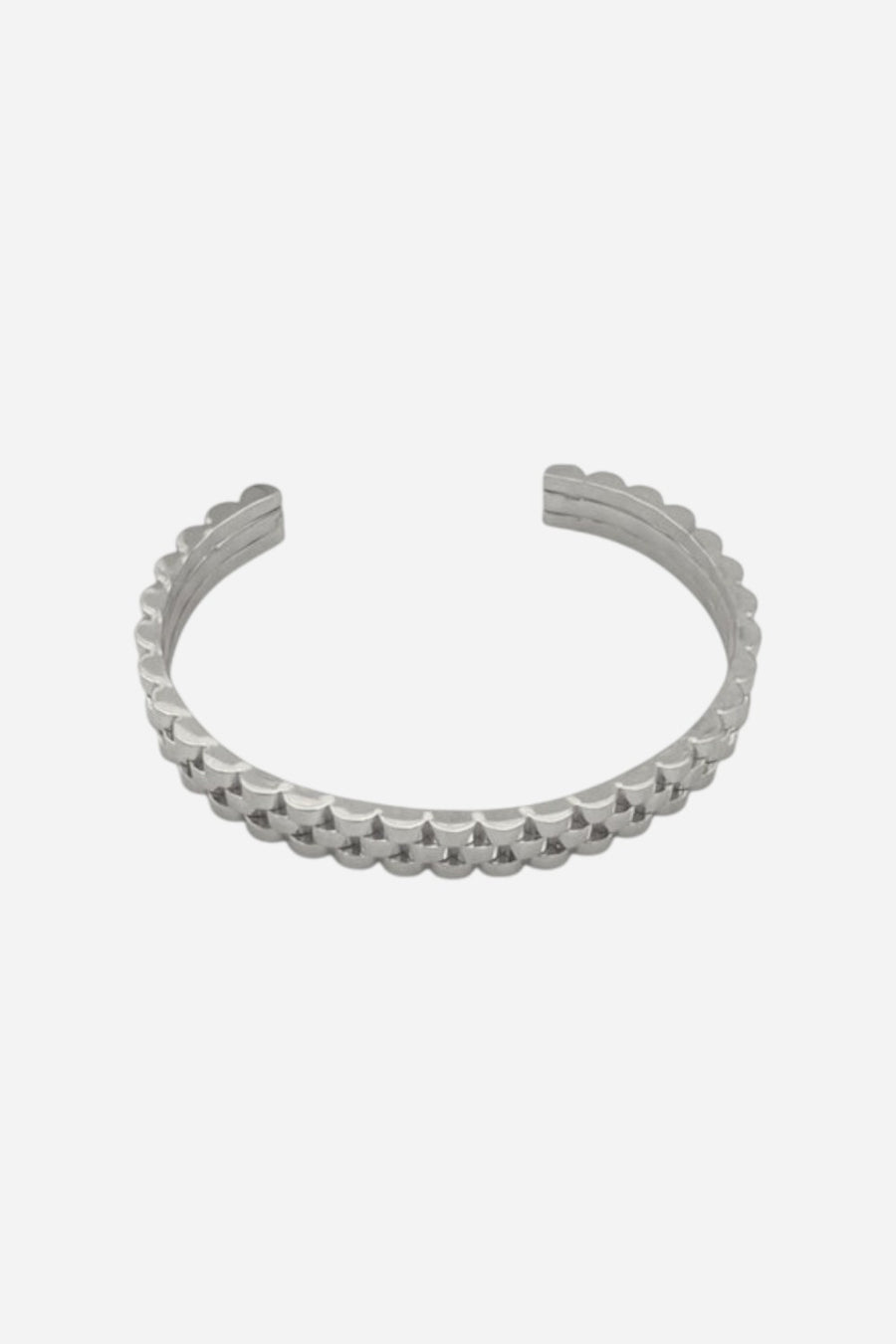 Farrah B Pave The Way Cuff - Silver