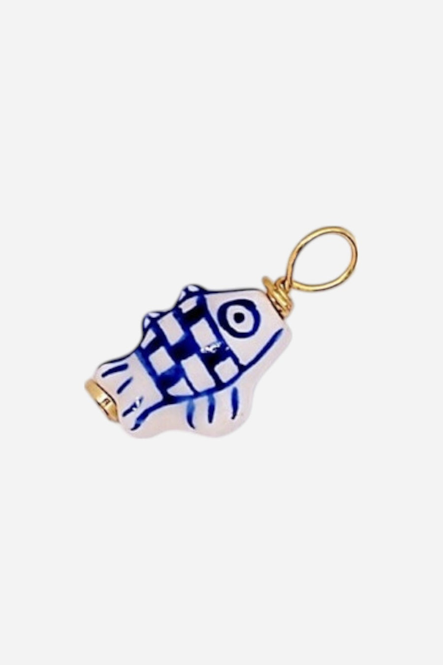 Farrah B Porcelain Fish Charm