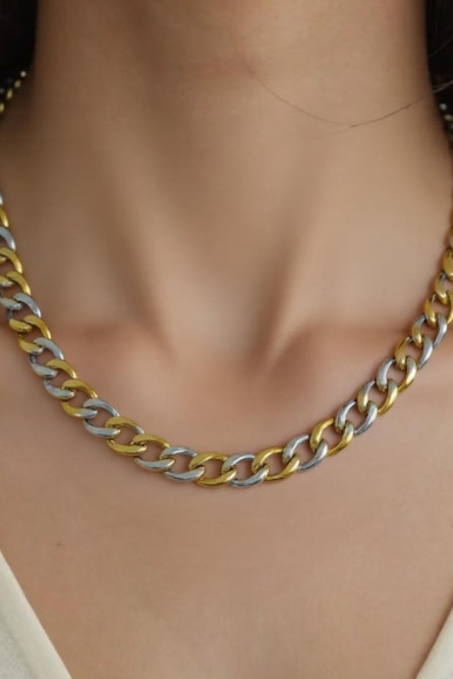 Farrah B Quiet Riot Chain Necklace