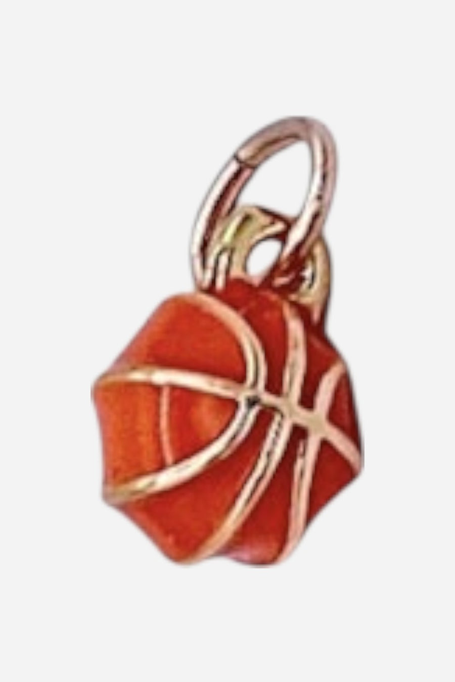 Farrah B Sport Charm - Enamel Basketball