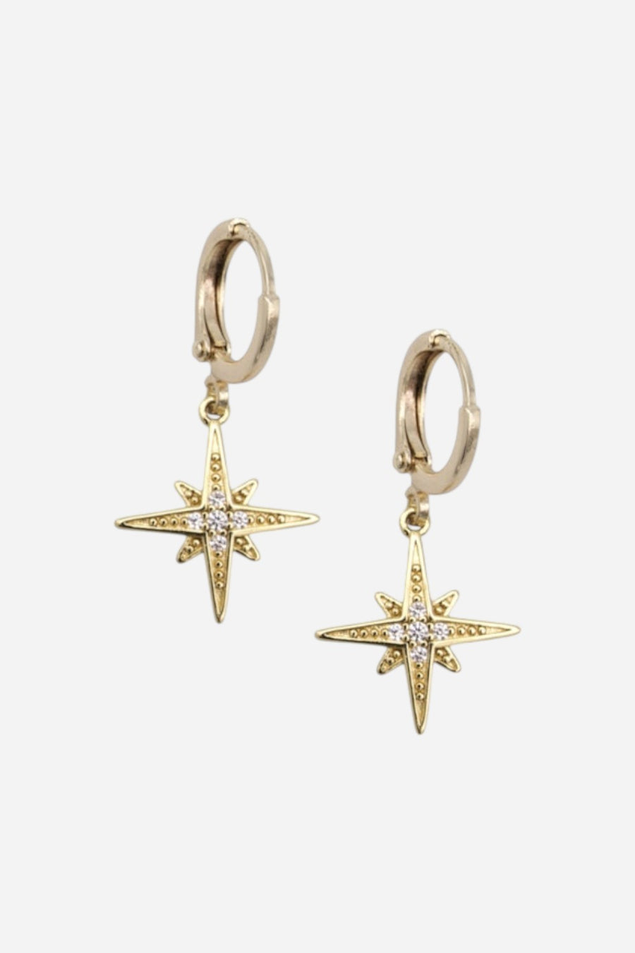 Farrah B Starburst Huggies Earrings