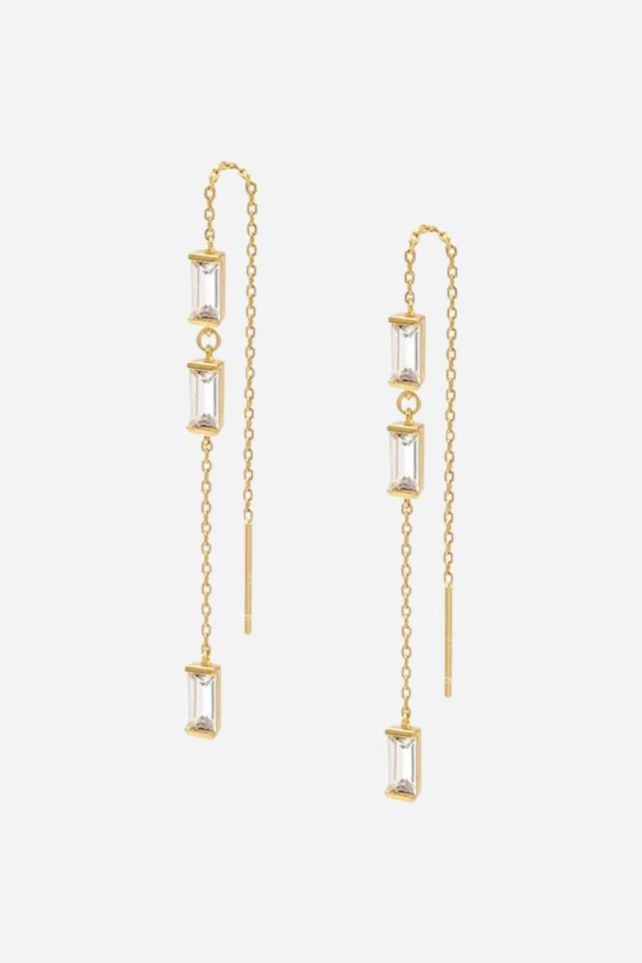 Farrah B Strings Attached Ear Threader Earrings