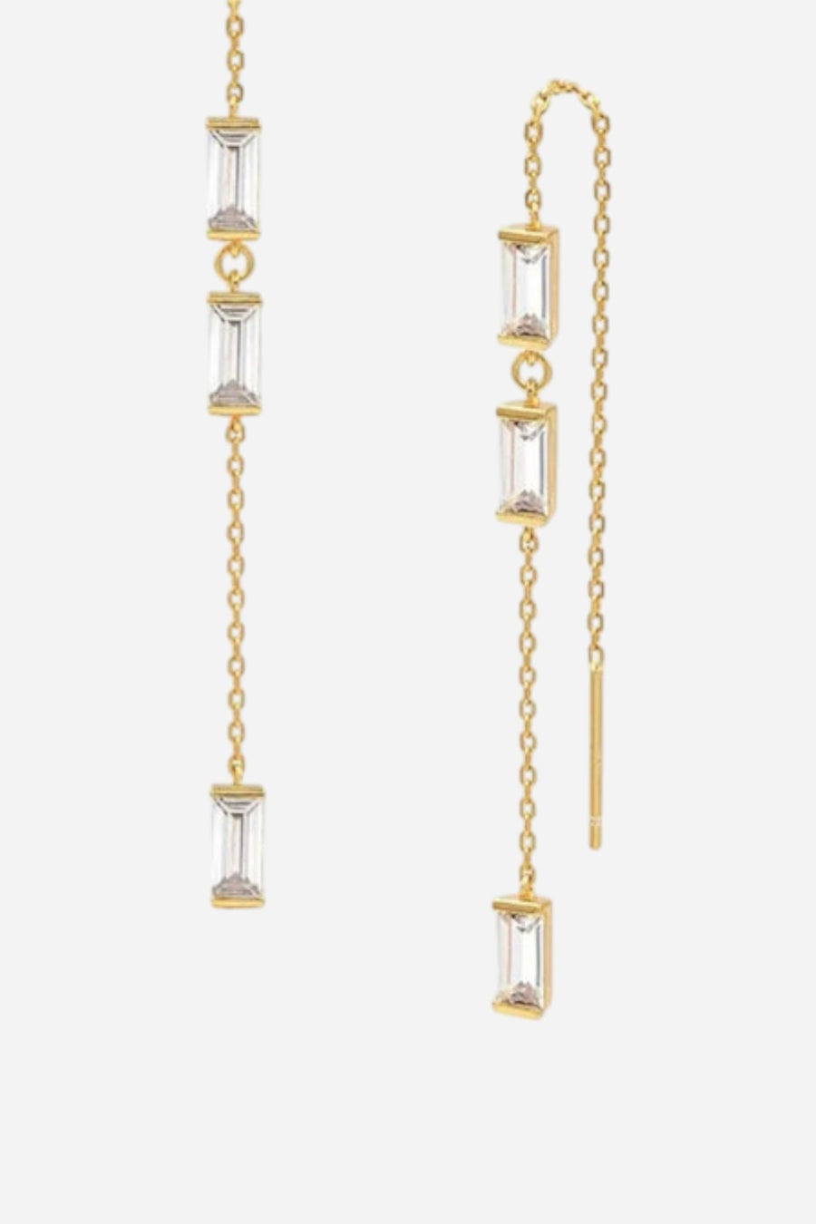 Farrah B Strings Attached Ear Threader Earrings
