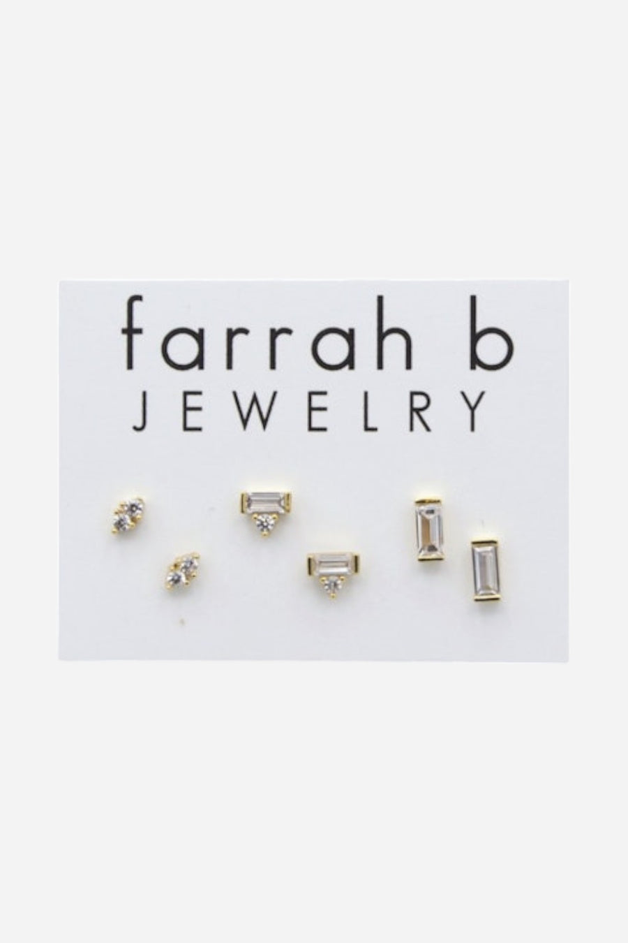 Farrah B Upstage Stud Earrings in Gold