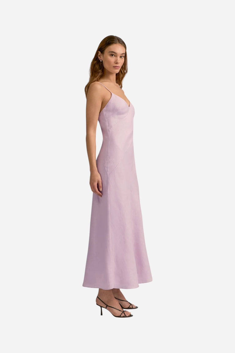 Favorite Daughter The Josette Dress in Wisteria Musk CHROME Favorite Daughter The Josette Dress in Wisteria Musk CHROME