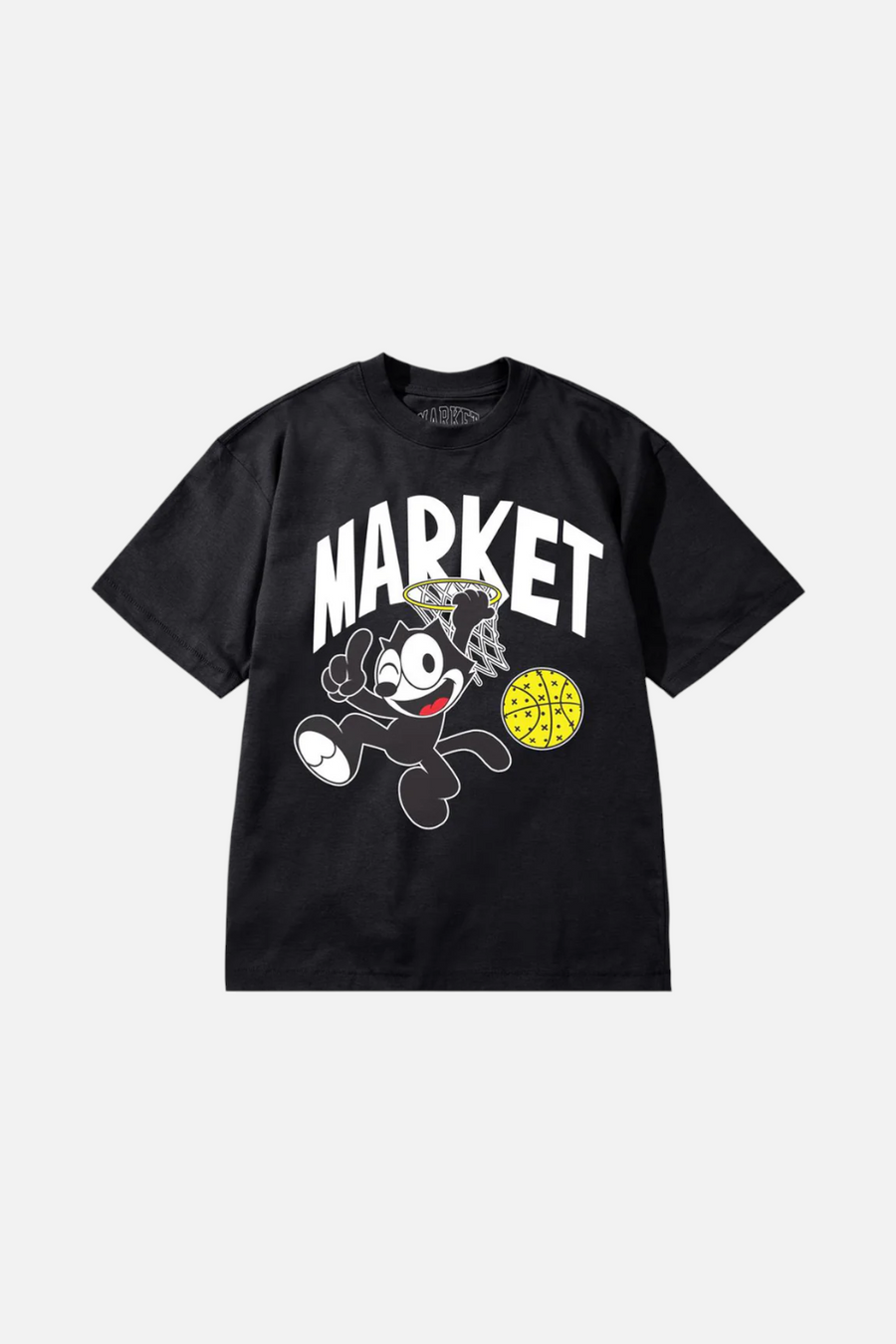 After Market Felix the Cat Dunking Tee in Black